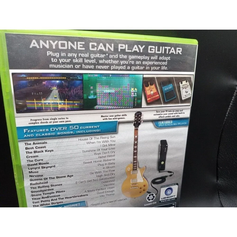EUC Rocksmith (Microsoft Xbox 360, 2011) CIB No Manual